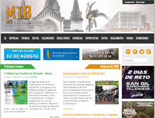 Tablet Screenshot of mtbcolombia.com